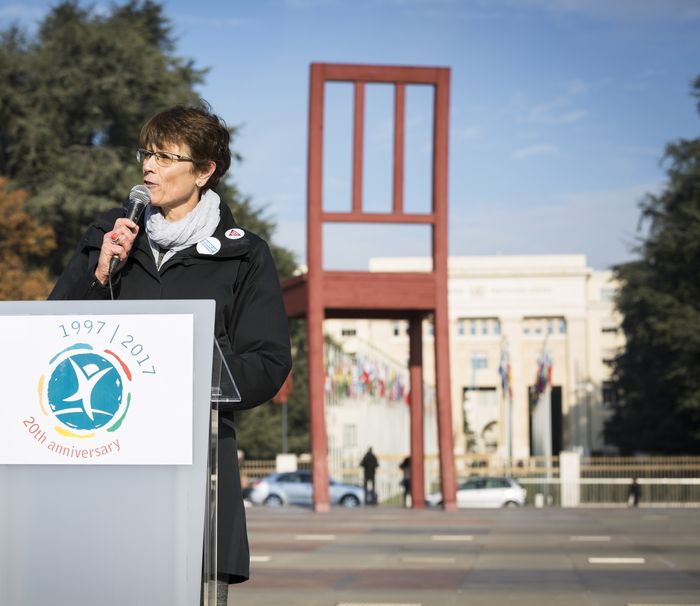 Petra Schroeter, Geschäftsführerin von Handicap International Schweiz