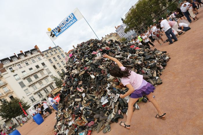 Pyramide de chaussures