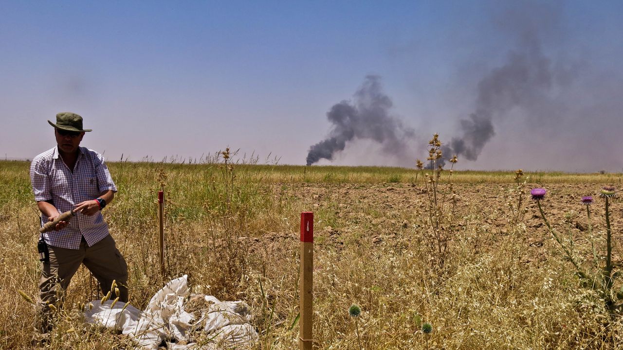 Vorbereitung der Minenräumung Aufgaben im Gouvernorat Kirkuk