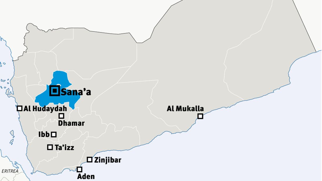 Jemen Landkarte 