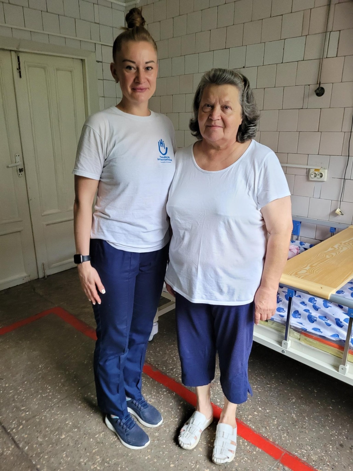 UKRAINE: «Früher wollte ich einfach nur wieder gehen können. Dank Handicap International (HI) glaube ich daran, sogar rennen zu können!»