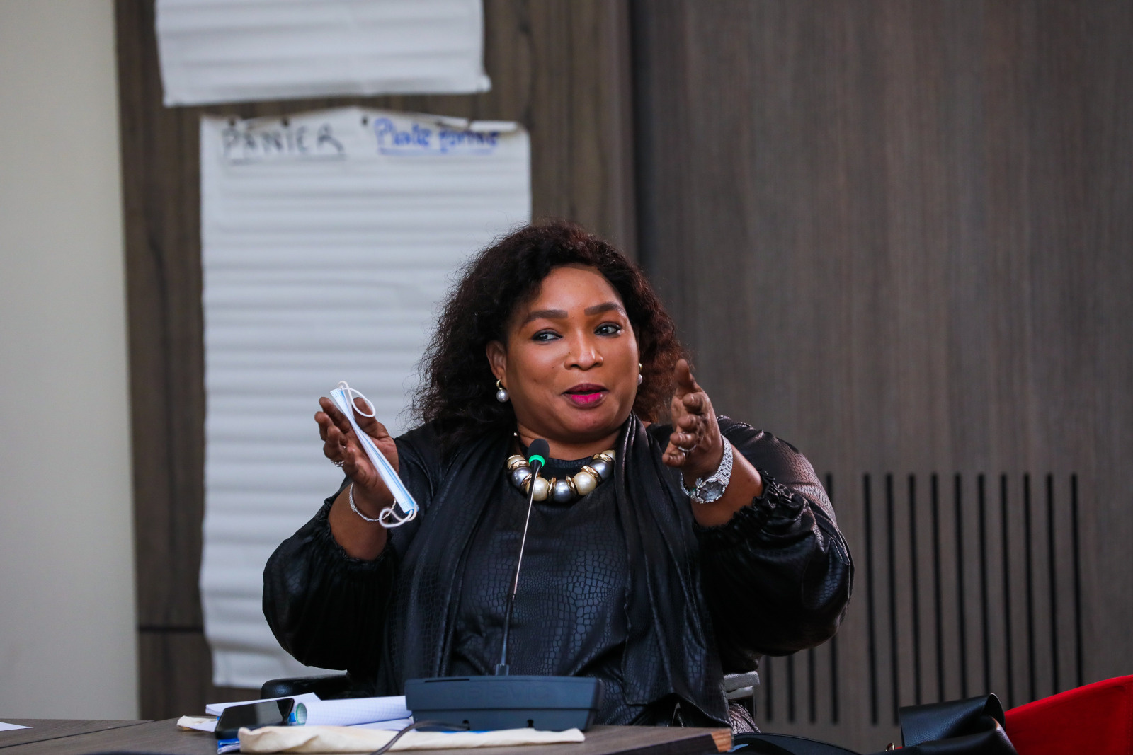 Khadidiatou Ba ist Vorsitzende des Frauenkomitees der Föderation der senegalesischen Behindertenverbände. Sie engagiert sich im Projekt «Making it Work» von Handicap International, das sich gegen Gewalt an Frauen einsetzt.