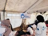 Unsere Teams in einem Lager für Binnenvertriebene, Herat City Hospital. 