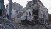  Exemples de destructions importantes à Aden, dans le sud du Yémen.