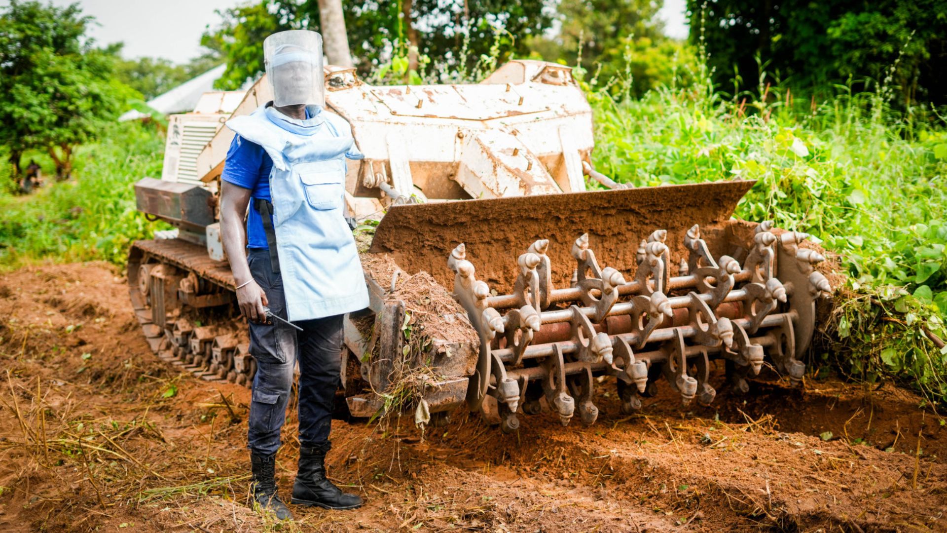 Machine Digger au Sénégal