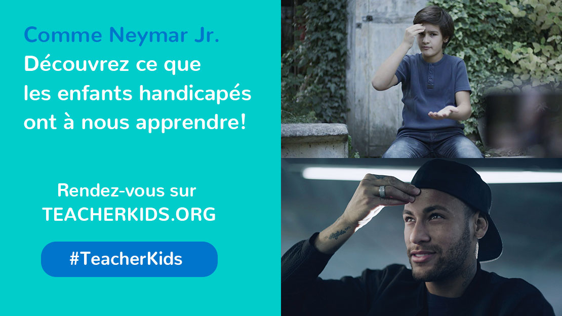 Neymar Jr devient ainsi le 1er élève de Teacher Kids