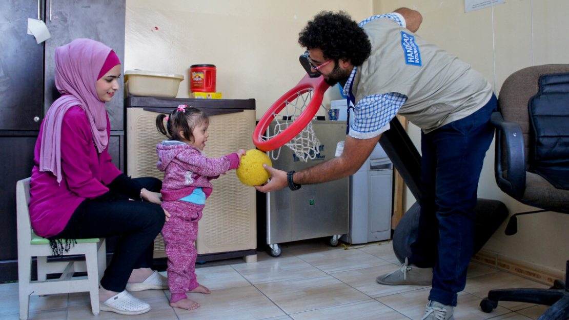 Firial in einem HI-Physiotherapiezentrum in Jordanien