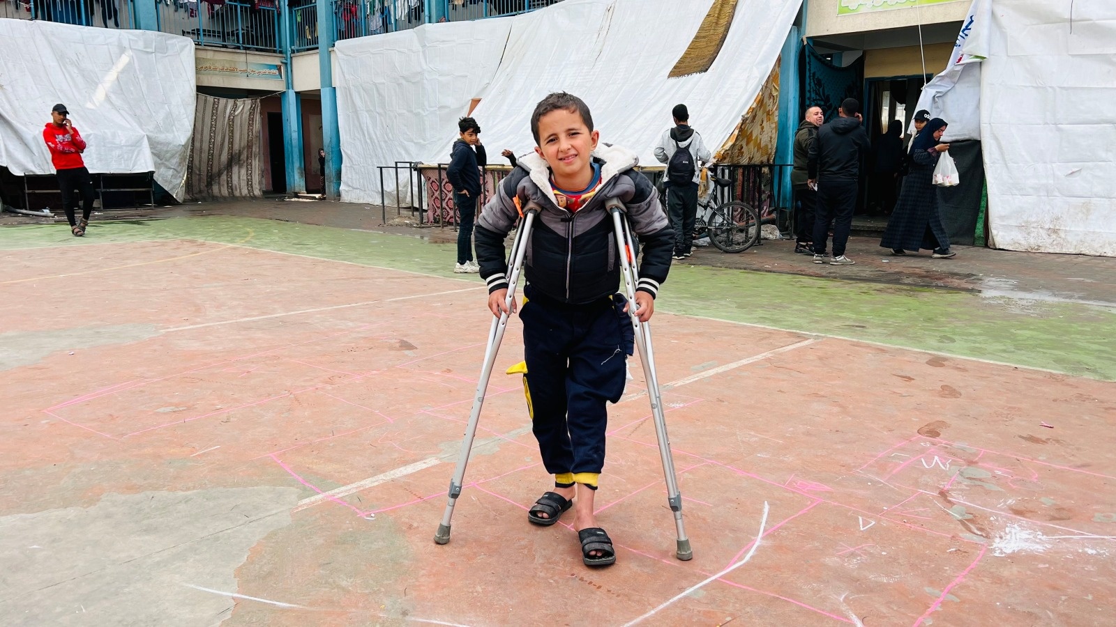 Fouad, 9 ans, à Gaza.