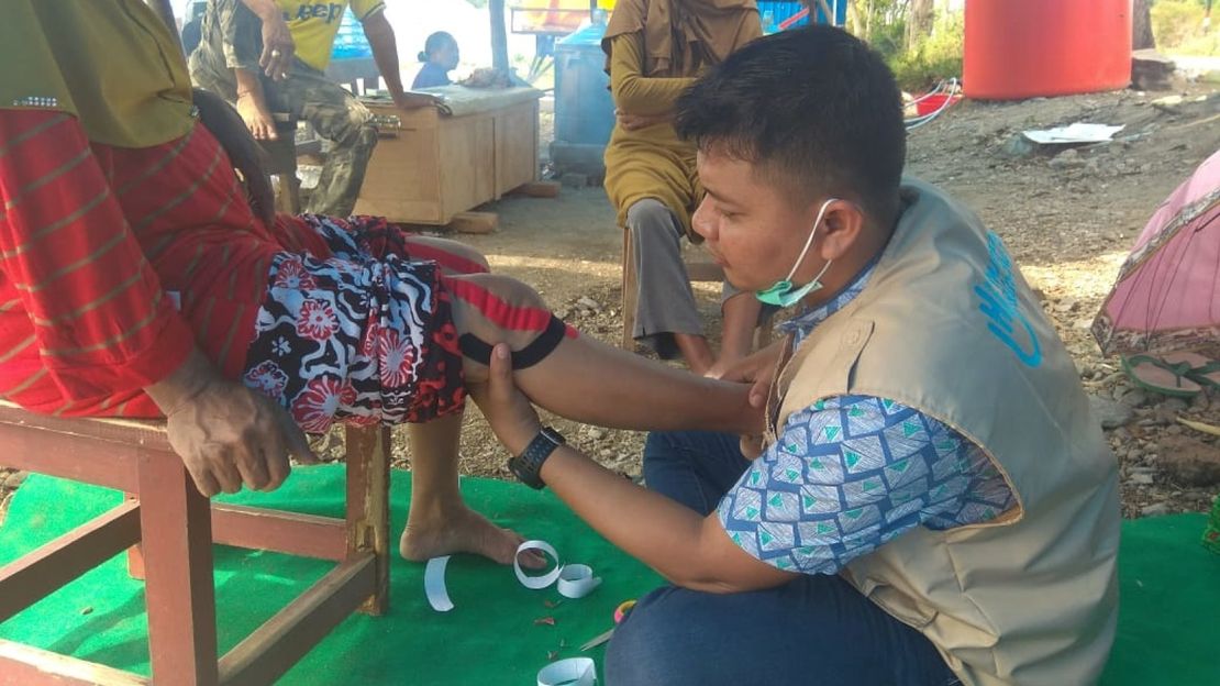 Die Physiotherapeuten gehen die Gegenden von Donggala, Sigi und Palu  auf.  Dort werden sie Reha-Behandlungen für mindestens 900 Verletzte bereitstellen 