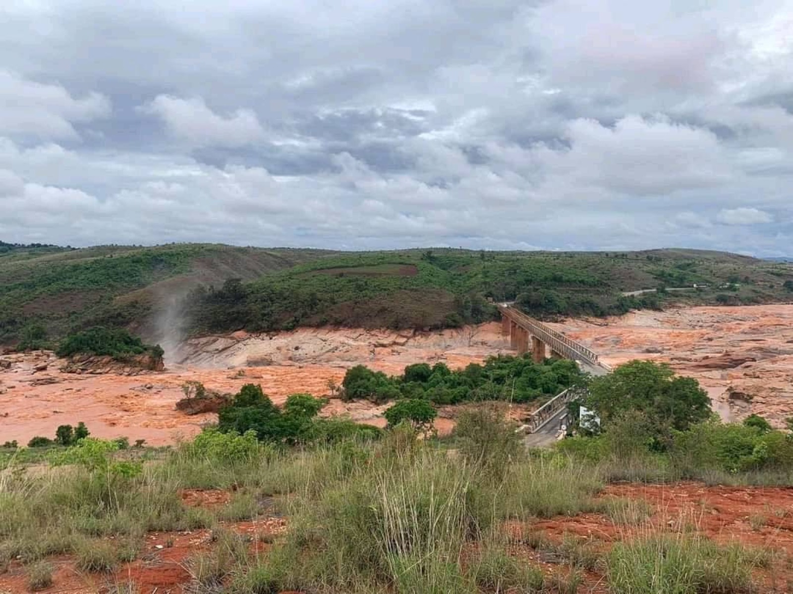 Les inondations suite à la tempête tropicale Ana 