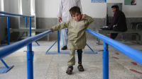 Sayed in dem von uns betriebenen Rehabilitationszentrum in Kandahar, Afghanistan.