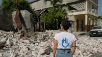  Anissa de l'équipe HI, area manager intervention d'urgence après le séisme du 14 aout 2021, Les Cayes, Haiti.