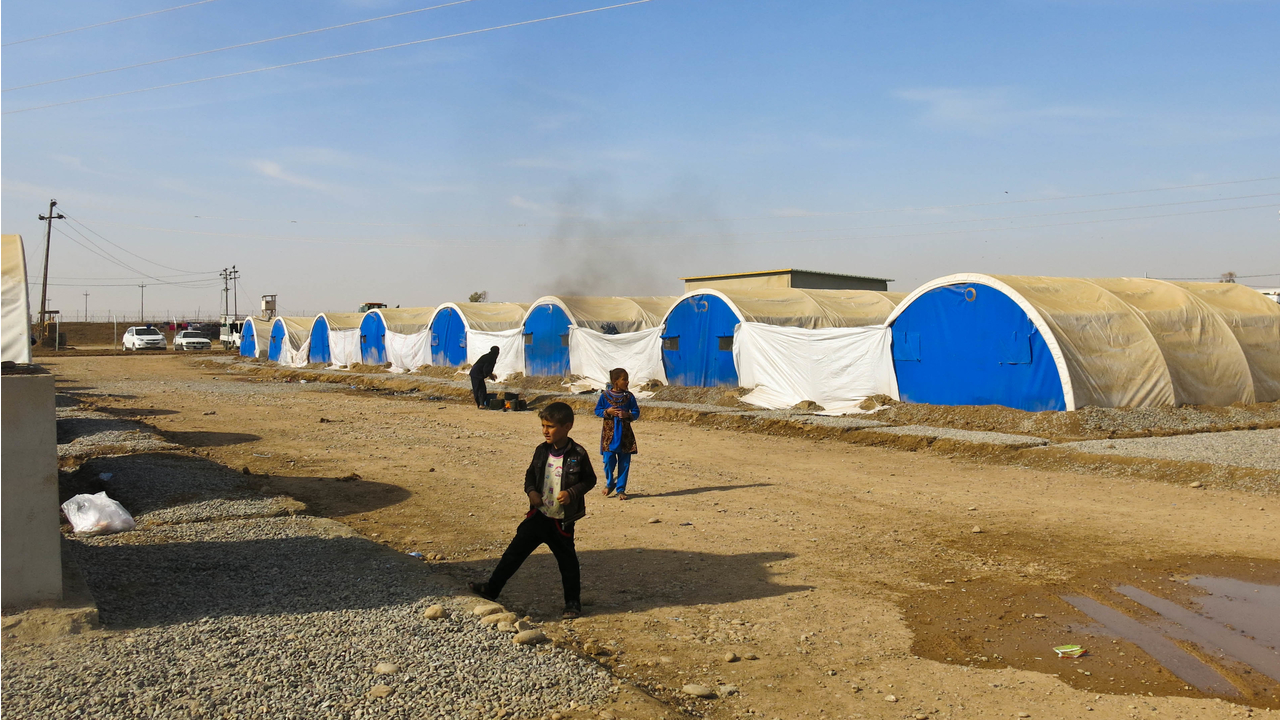 Le camp de Khazer, qui accueille près de 15'000 déplacés