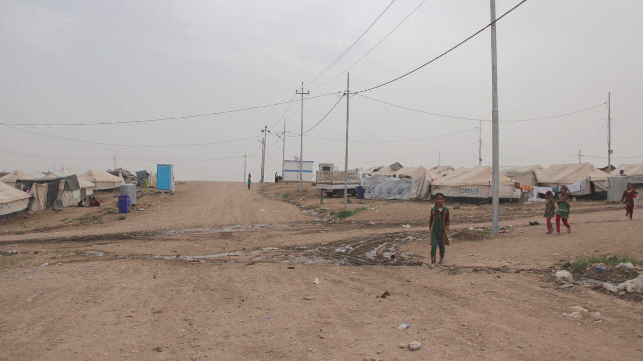 Camp de déplacés en Irak - photo d'archive Handicap International