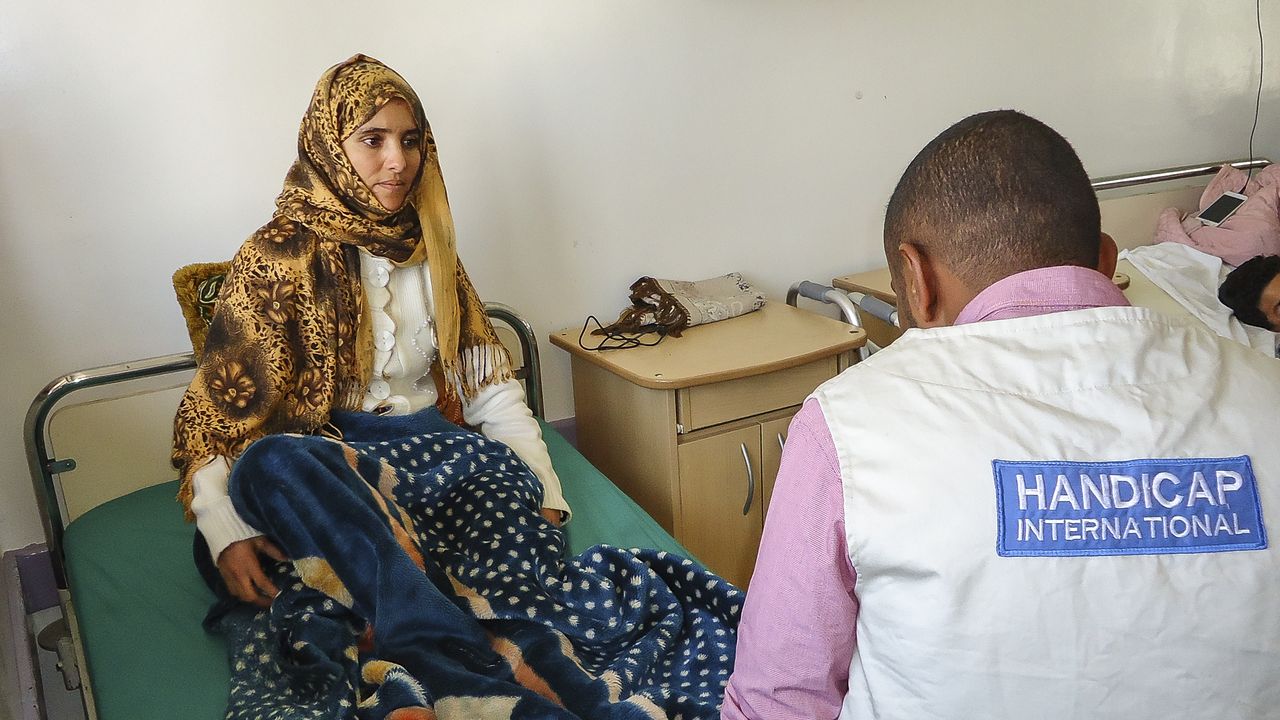Bushra, 24 Jahre alt, im Al-Thawra Krankenhaus von Sana'a