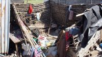 Une maison à Beira endommagée par l'ouragan Idai le 14 mars dernier