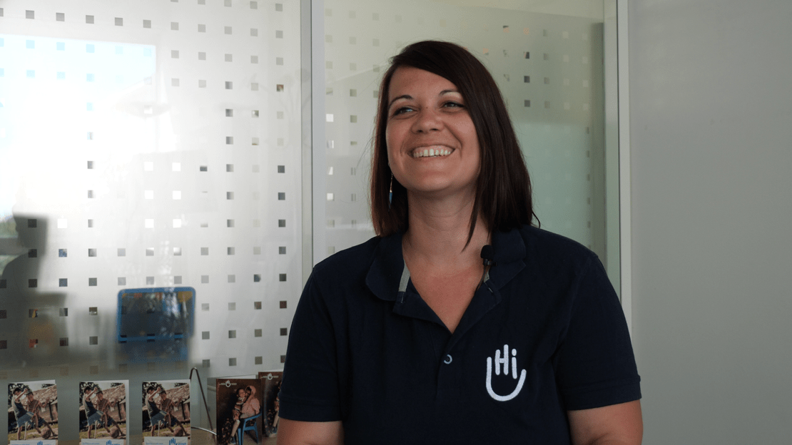 Virginie Duclos, Projektmanagerin für Rehabilitation, am Hauptsitz in Lyon