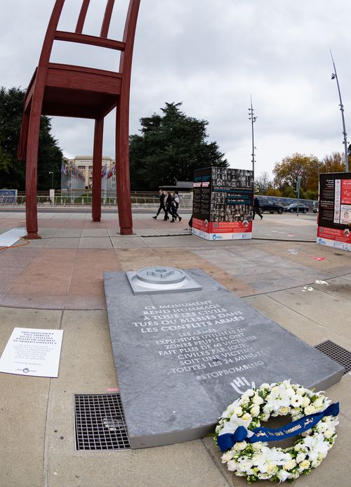 14 novembre – inauguration symbolique du monument au Civil inconnu