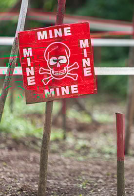 Mines et autres armes 