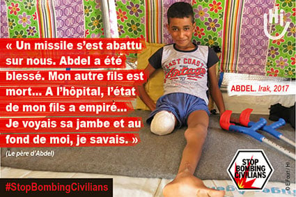 Abdel Irak Stop Bombing Civilians