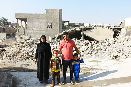 Mosul famille stop bombing civilians 